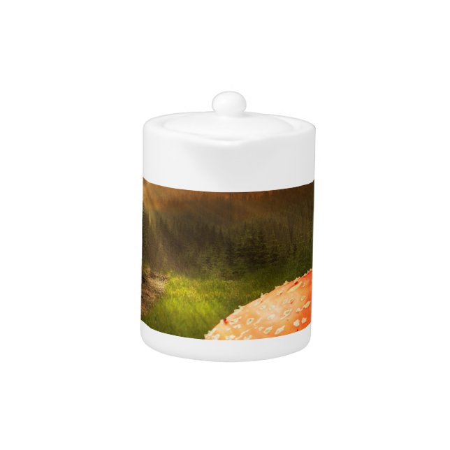 Setting Autumn Sun. Teapot (Front)