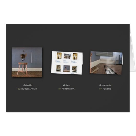 Setting in abyme cards (Front Horizontal)