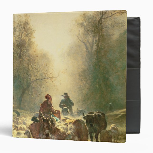 Setting off For Market 3 Ring Binder (Front/Inside)