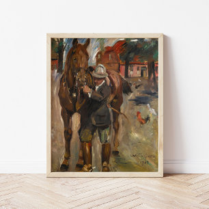 Setting Out for a Ride   Lovis Corinth Poster