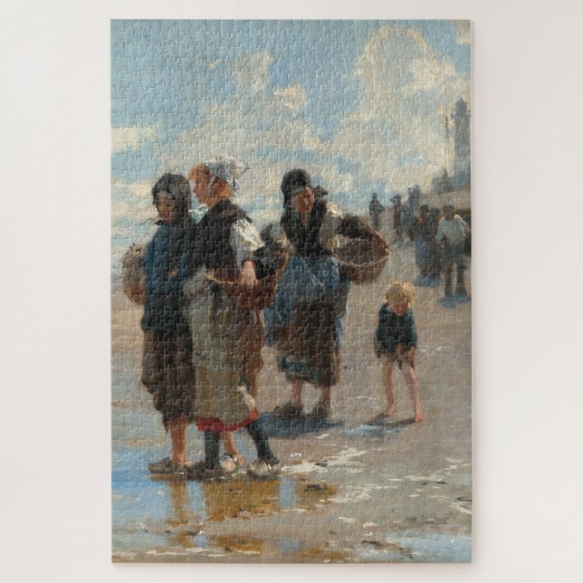 Setting Out to Fish by John Singer Sargent Jigsaw Puzzle (Vertical)