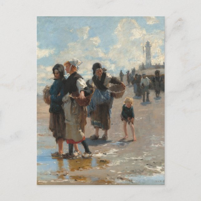 Setting Out to Fish John Singer Sargent Postcard (Front)
