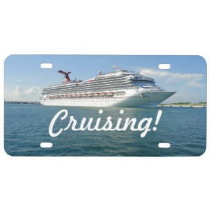 Setting Sail Cruising License Plate