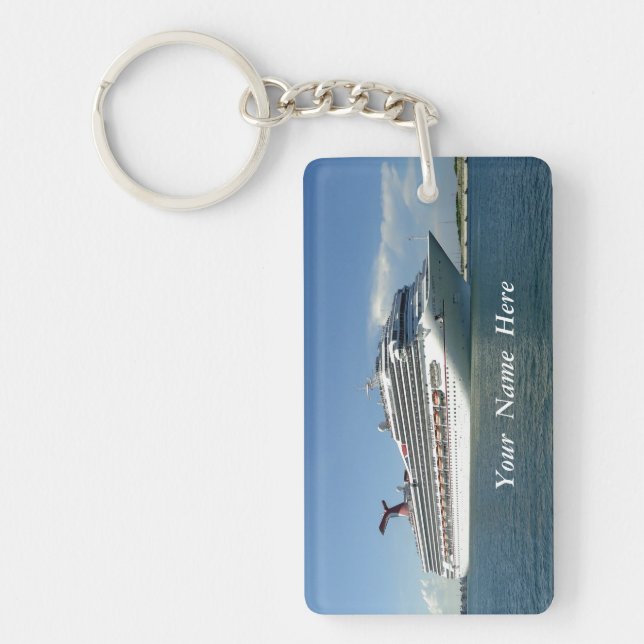 Setting Sail Custom Keychain (Front)
