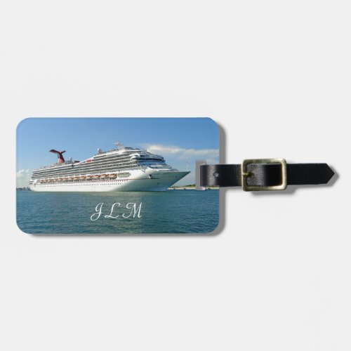 Setting Sail Monogrammed Luggage Tag