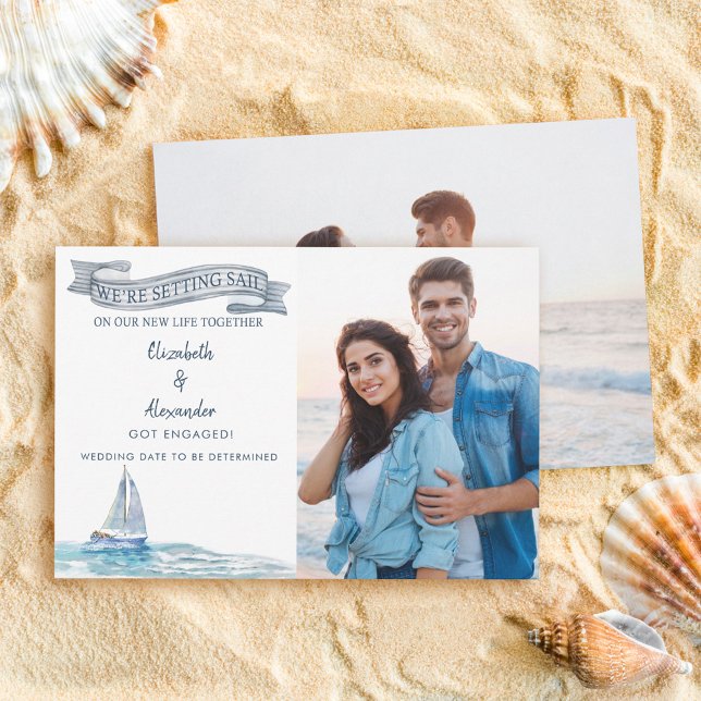 Setting Sail Nautical Engagement Announcement (Creator Uploaded)
