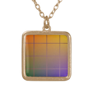 Setting Sun Gold Plated Necklace