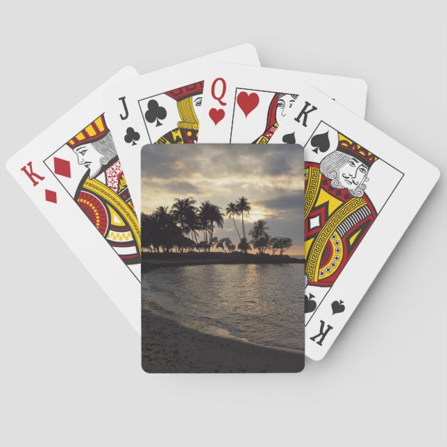 Setting Sun in Hawaii Poker Cards (Back)
