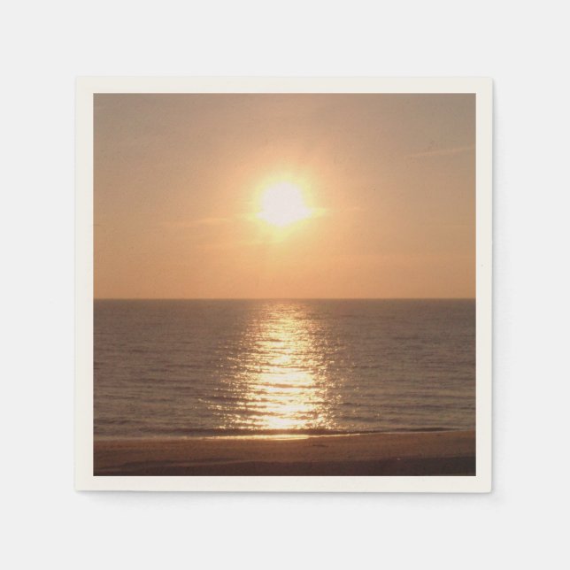 Setting Sun Paper Napkins (Front)