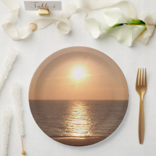 Setting Sun Paper Plates