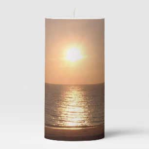 Setting Sun Pillar Candle