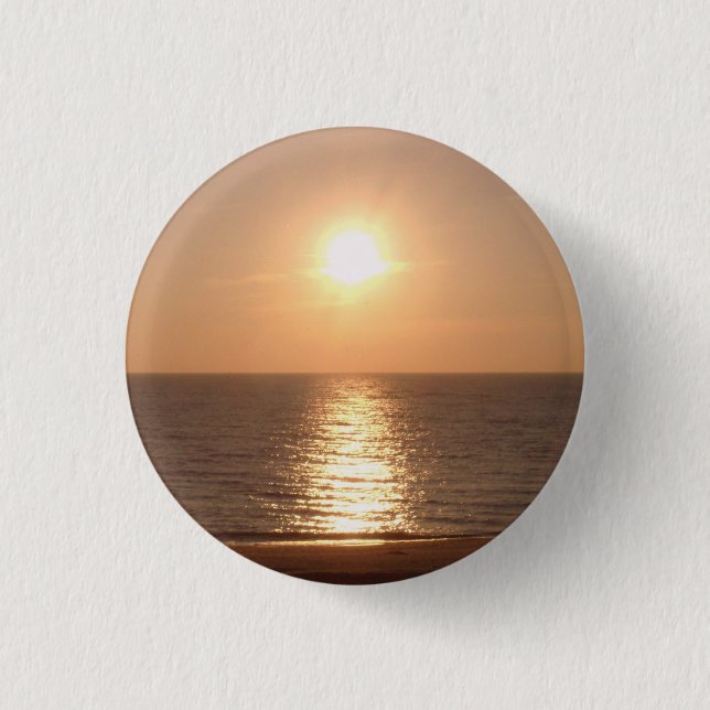 Setting Sun Pinback Button (Front)