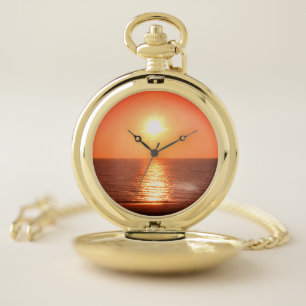 Setting Sun Pocket Watch