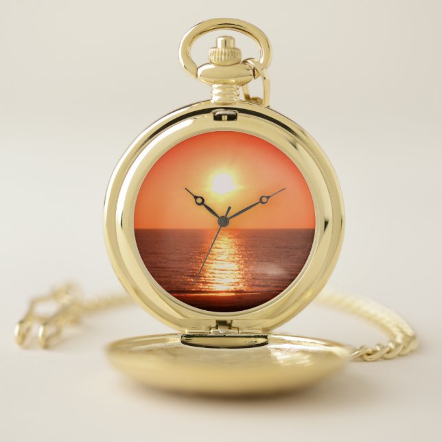 Setting Sun  Pocket Watch (Inside)