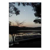 Setting Sun, Rising Moon over Lake Arrowhead (Front)