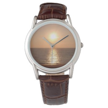 Setting Sun Watch by JTHoward at Zazzle