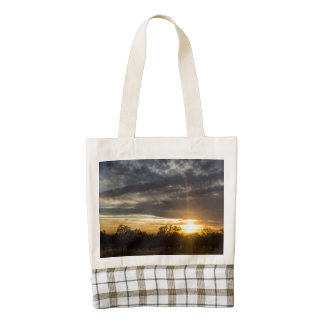 Setting Sun Zazzle HEART Tote Bag