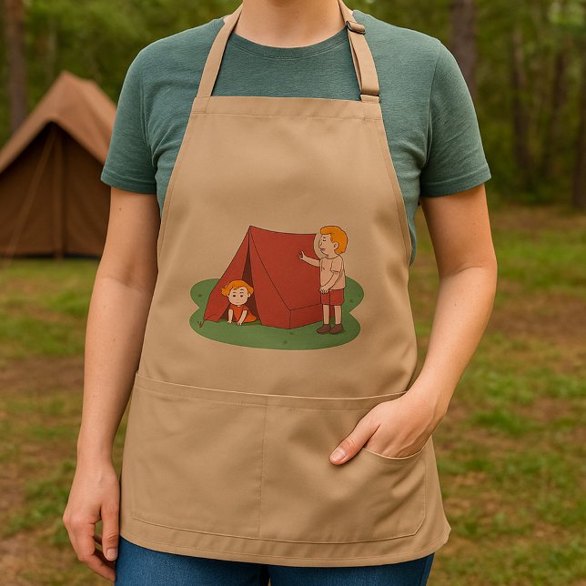 Setting Up A Tent Adult Apron (Creator Uploaded)