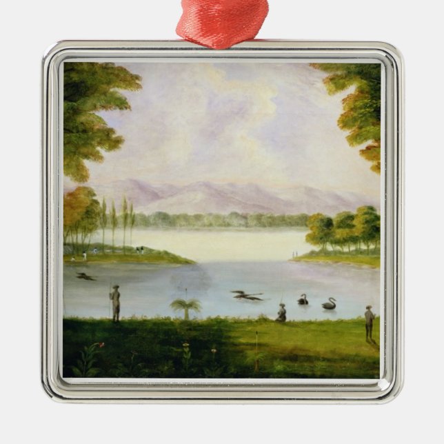 Setting up Camp of the Naval Survey Expedition, at Metal Ornament (Front)