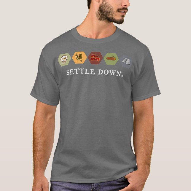 Settle Down Board Game Night Shirt (Front)