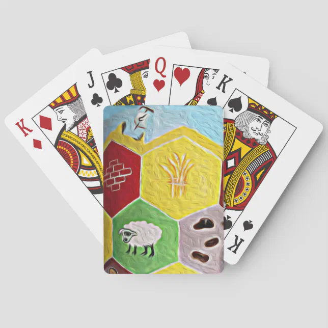 Settlers Of Catan Styled Playing Cards Zazzle
