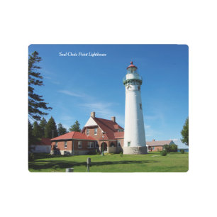 Seul Choix Point Lighthouse metallic wall art