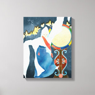Seung Mu, Korean Monk Dance Canvas Print