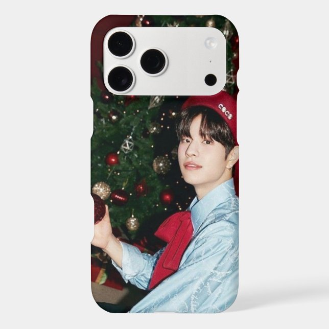 Seungmin's Festive "Christmas EveL" Cheer iPhone Case (Back)