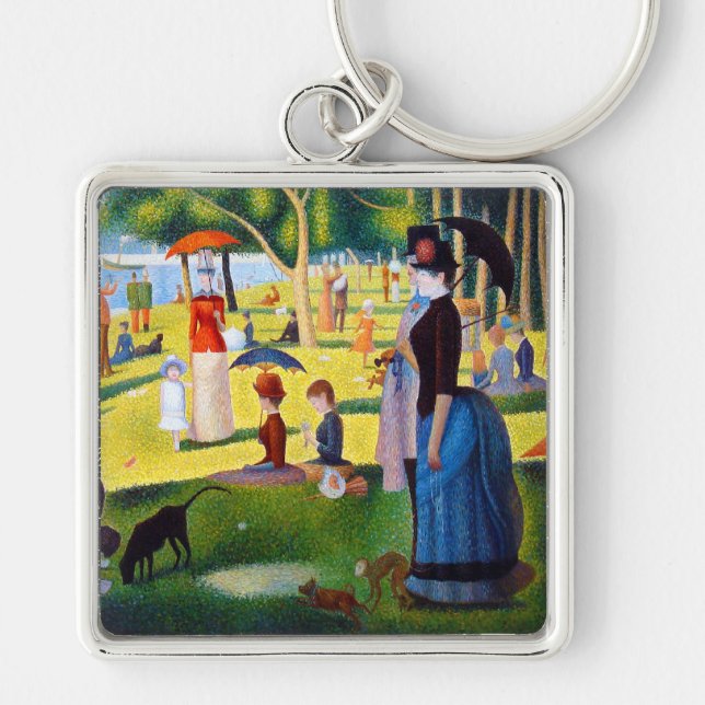 Seurat: A Sunday at La Grande Jatte Keychain (Front)