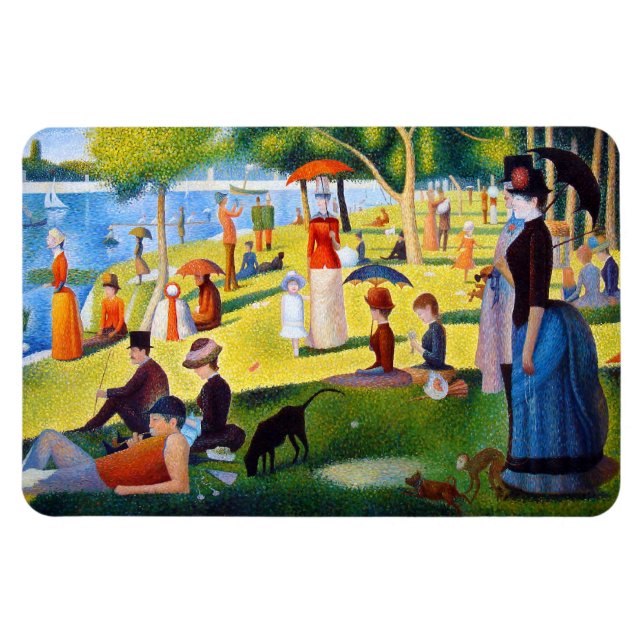 Seurat: A Sunday at La Grande Jatte Magnet (Horizontal)