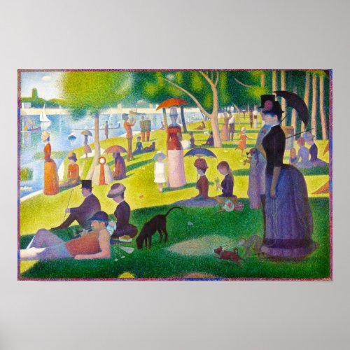 Seurat La Grande Jatte Poster