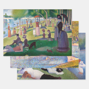 Seurat, Landscape Wrapping Paper Sheets
