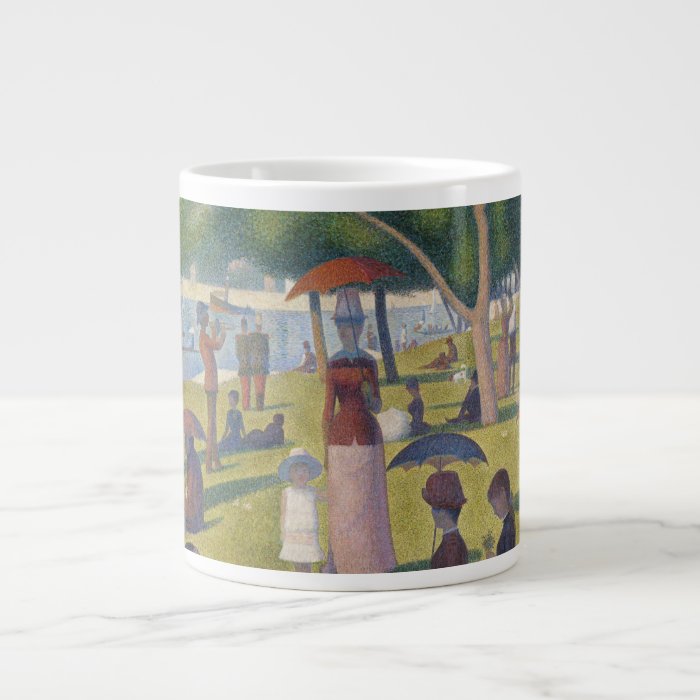 Seurat Sunday Afternoon Island of La Grande Jatte Extra Large Mug