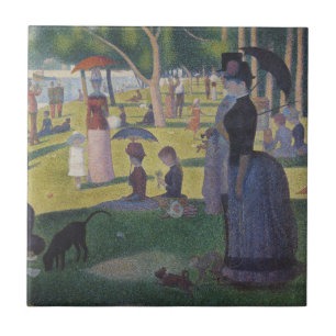 Seurat Sunday La Grande Jatte Fine Art Ceramic Tile