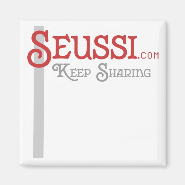 Seussi Sticker 2 Magnet (Front)
