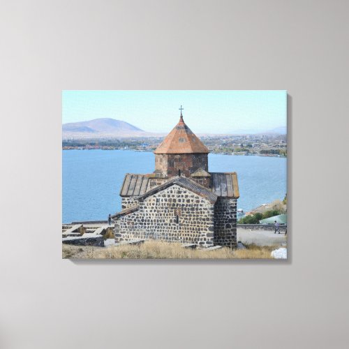 Sevanavank monastery in Armenia Canvas Print