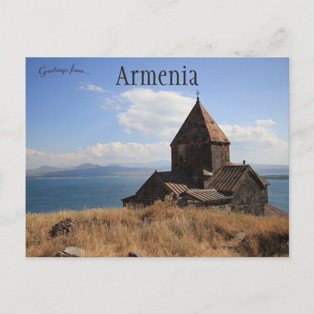 Sevanavank Monastery in Armenia Postcard (Front)