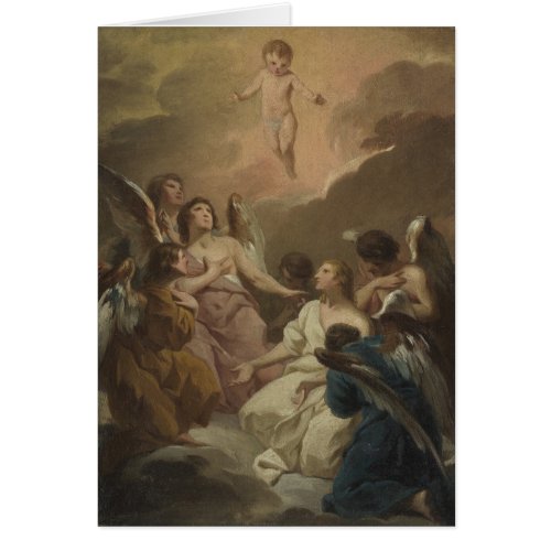 Seven Angels Adoring the Christ Child Religious
