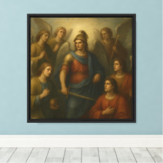Seven Angels Canvas Print