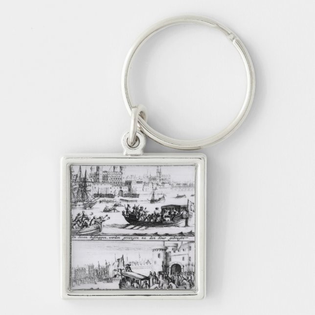 Seven Bishops Go to the Tower, 1688 Keychain (Front)