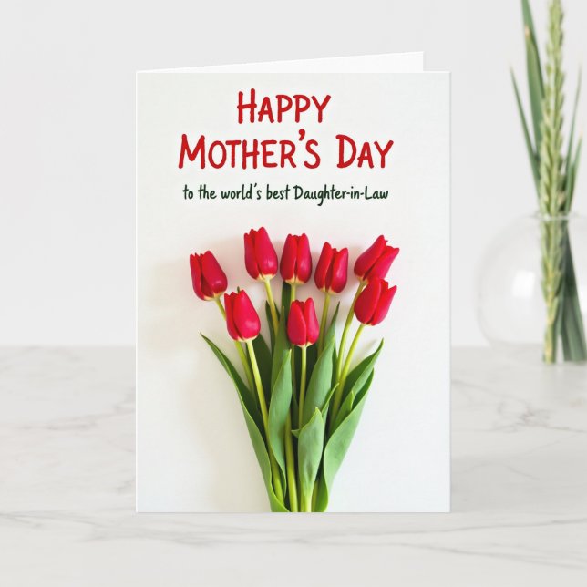 Seven Blooms Mothers Day Card (Front)