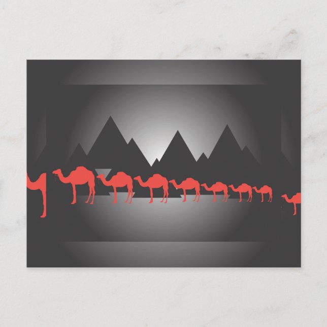 Seven Camels, Seven Camels Postcard (Front)