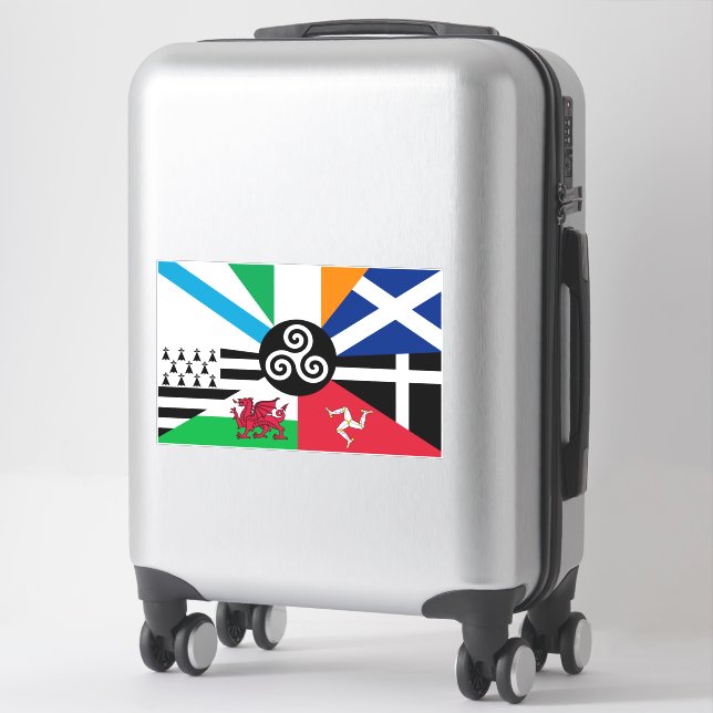 Seven Celtic Nations Sticker (Suitcase)