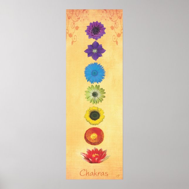 Seven Chakras Banner Poster (Front)