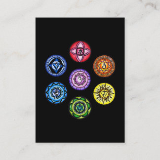Seven Chakras Business Card