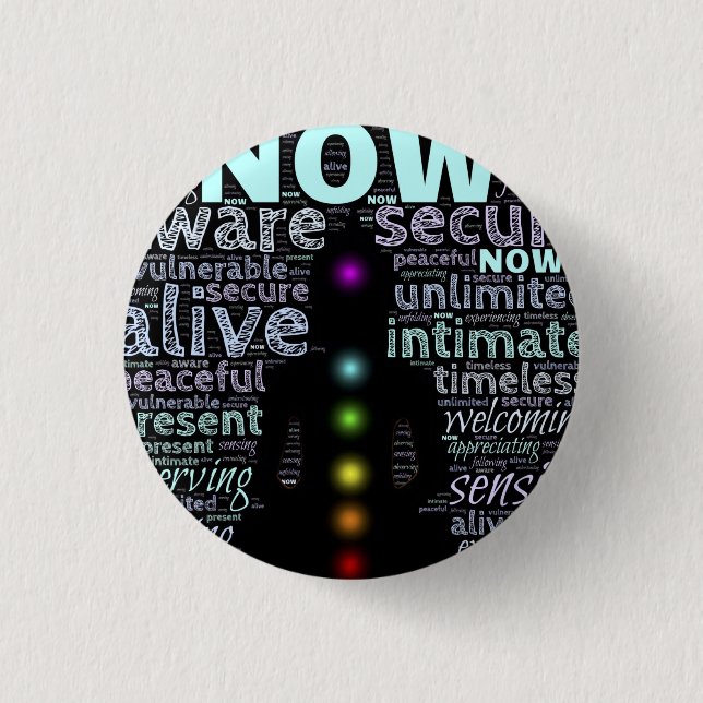 Seven chakras  button (Front)