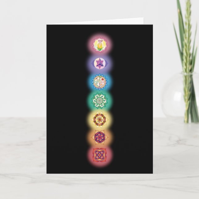 Seven Chakras Card (Front)