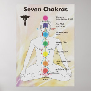 Seven Chakras Chart Diagram