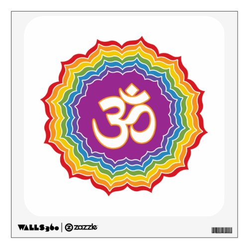 Seven Chakras Colors Wall Decal