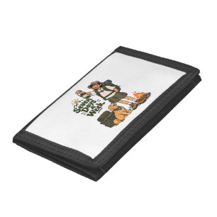 Seven Days A Week Camping Adventure Design Tri-fold Wallet